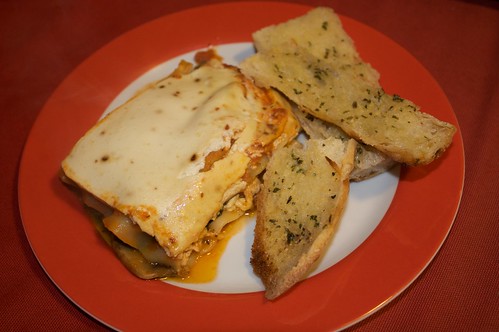 mushroom and spinach lasagna