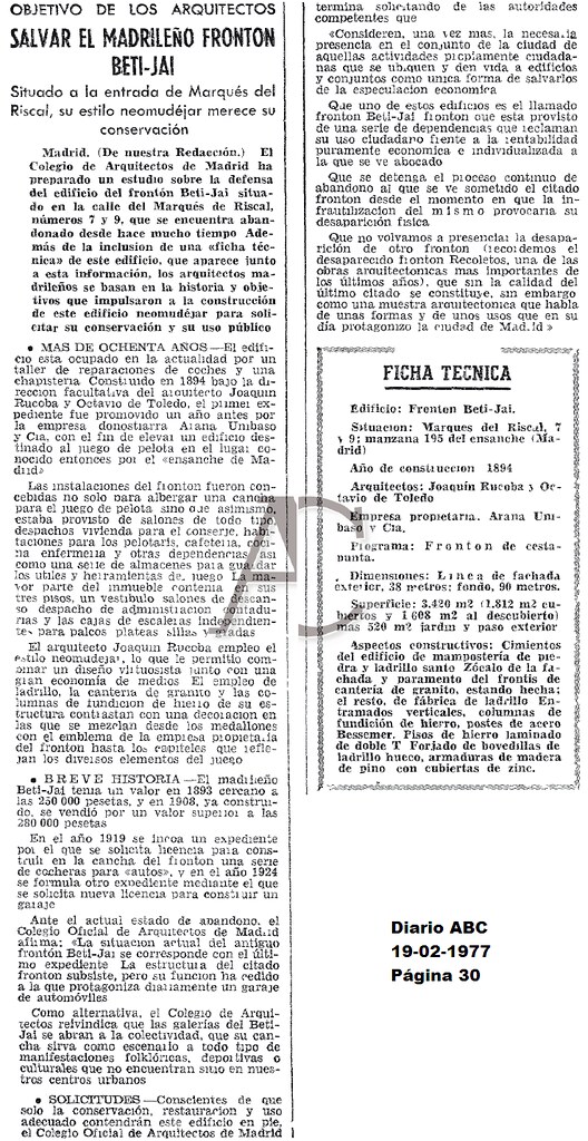 Diario ABC 19-02-1977