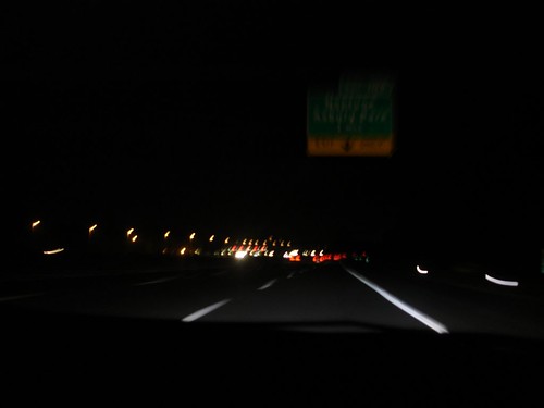 Dark picture of the highway #1