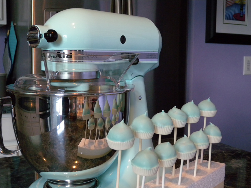 Tiffany Mixer with Cupcake Pops!