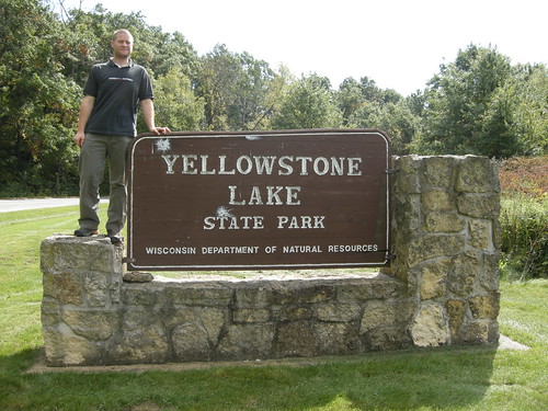 Eddie at Yellowstone Lake State Park