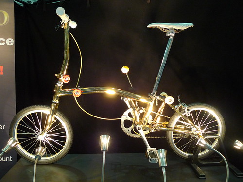 Gold plated Brompton bling