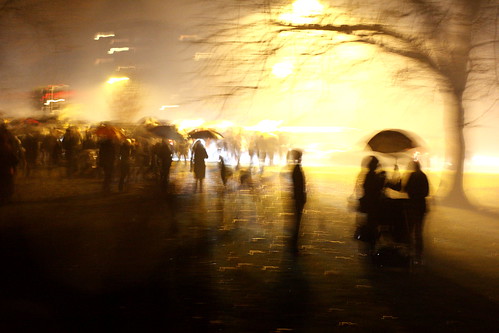 Harrogate Stray. Going home after the fireworks.