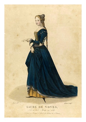 001-Laura de Noves llamada la bella Laura-Galerie Française de femmes célèbres 1827- Louis Marie Lanté