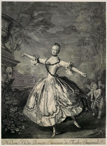 006- Madame Bodin primera bailarina del Teatro Imperial-1750