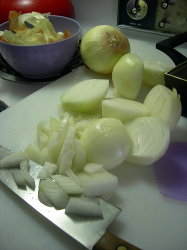 Cheesy onions
