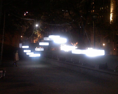 @ autumn lights Pershing Square