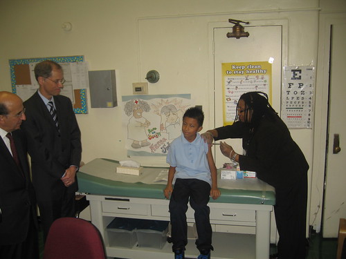 New York City Begins H1N1 Vaccinations In Brooklyn School by you.