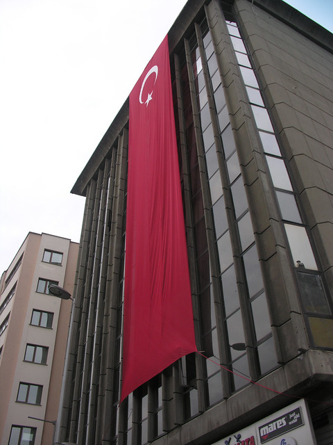 Hatalmas török zászló