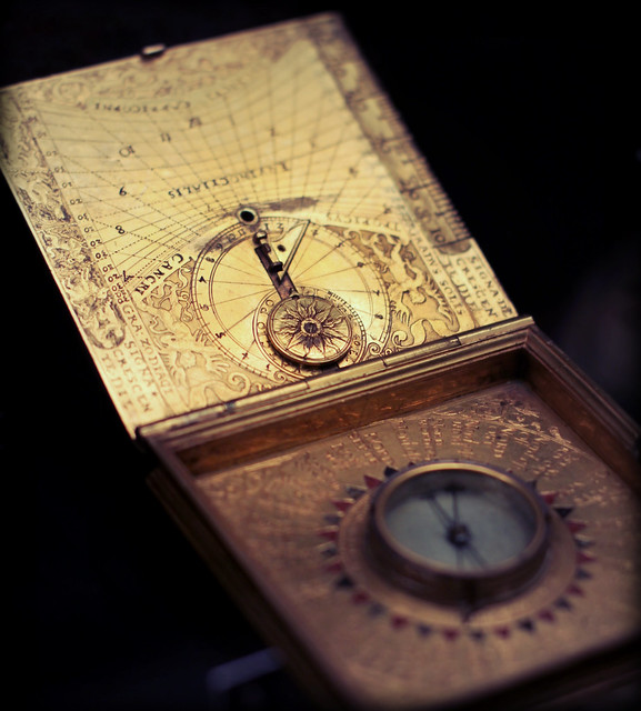 Compass with a sundial?