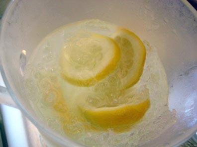 Somewhat frozen lemonade