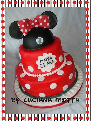 minnie mouse cake. Bolo Minnie III (Minnie Mouse
