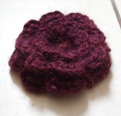 Crochet brooch/corsage