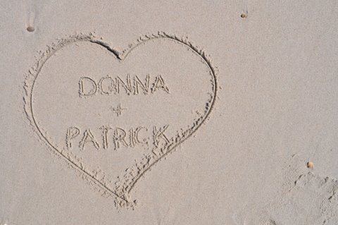 donna and patrick heart