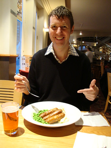 Bangers and mash for Pete