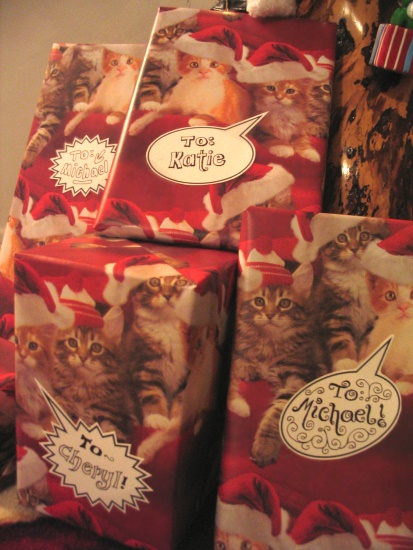 Tacky Cat Wrapping