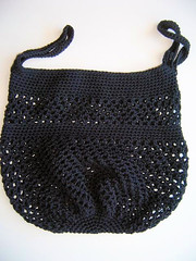 Crochet grocery bag pattern by Knot By Gran'ma