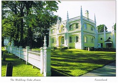 Wedding Cake House Maine postcard - available
