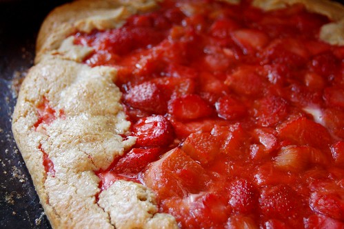 strawberry & rhubarb cheesecake tart 2