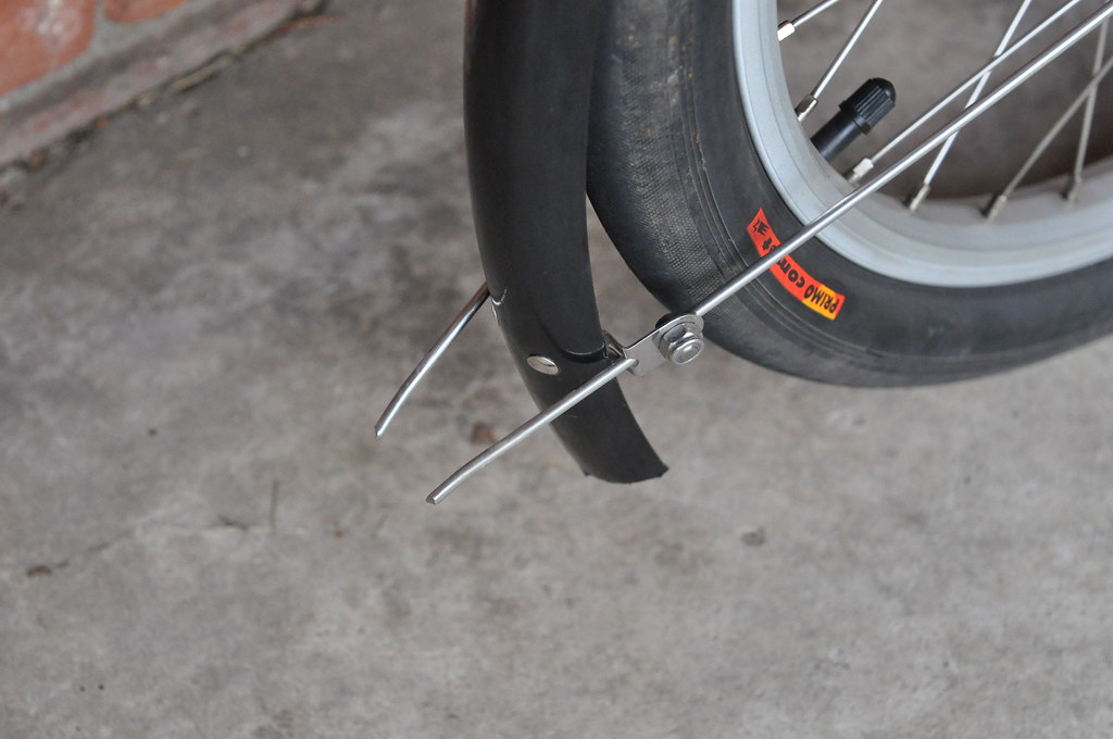 On both fenders, I now have skewers that can be used for roasting marshmallows or hot dogs at the drop of a hat.