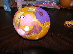 Averys pumpkin painting