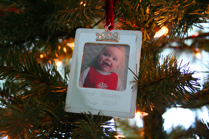 Paige's first ornament