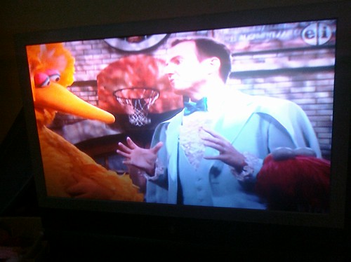 Will Arnet (Gob Bluth from Arrested Development) on Sesame Street as the Gob character.
