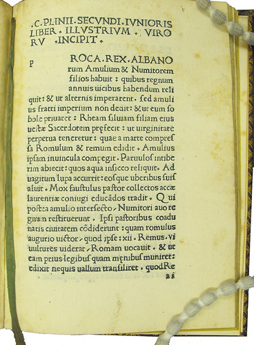 Page of text from Aurelius Victor, Sextus [pseudo-]: De viris illustribus