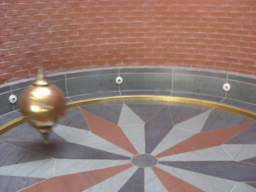 Foucault pendulum at the University of Washington Physics Building