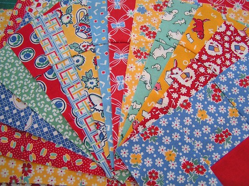 30s fabrics for a quilt