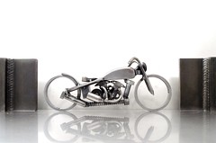 Motorcycle art Bike 100 Harley Davidson knucklehead (12)