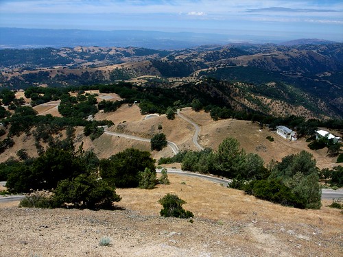 View from the top of mount Hamilton