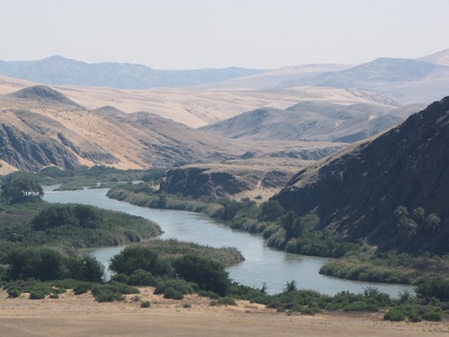 The River Kunene in Hartmann Valley