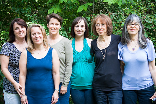 From Left to Right: Wendy, Leslie, Jaimi, Nicole, my Aunt Diane and my Mother Sally