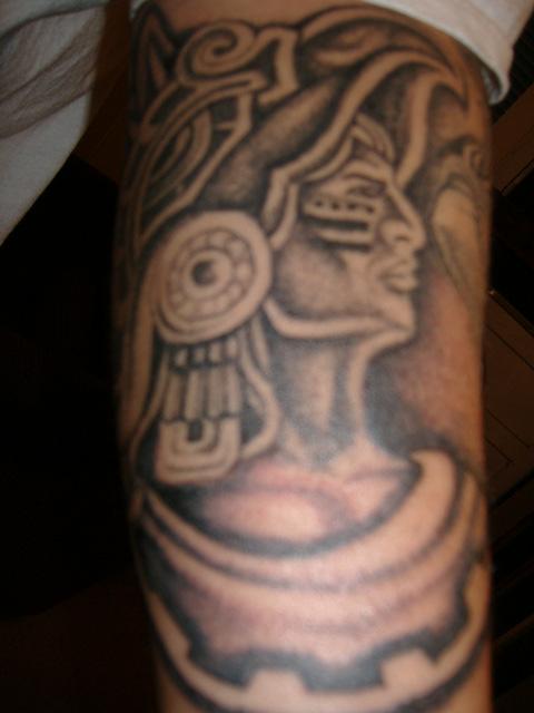 Aztec Warrior Tattoo Diverse Ink 