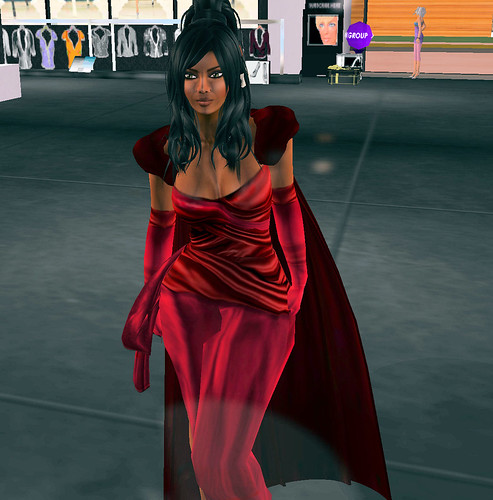 Mimi's Choice Sf design te amo Gown red