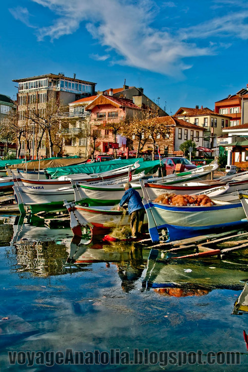 Fishing Boats at Black Sea by voyageAnatolia