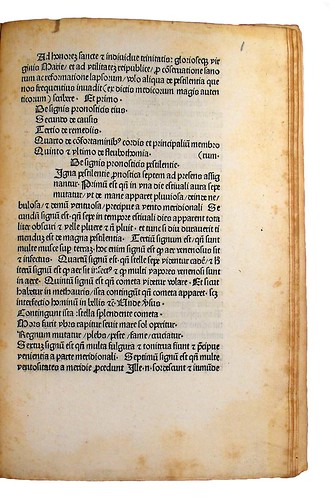 Opening of text of Jacobi, Johannes: Regimen contra pestilentiam