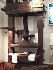 Printing press at villa d'Este
