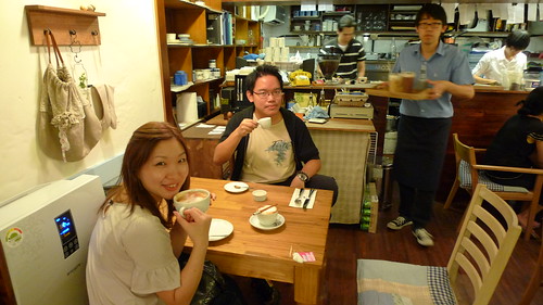 With Tomoko at the BE. SWEET ON dessert shop