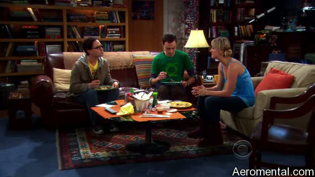 The Big Bang Theory S03E03 Penny desayuno