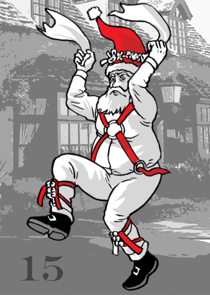 Morris-Dancing Santa
