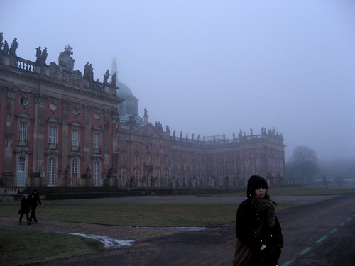 palaces at dusk