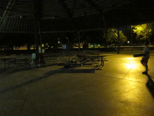 Park at dark