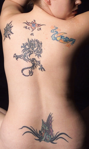 Tattoo Mania Dragon Tattoo At Hinder Girl