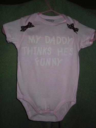 baby onesies funny. Funny Baby Onesie - My Daddy .