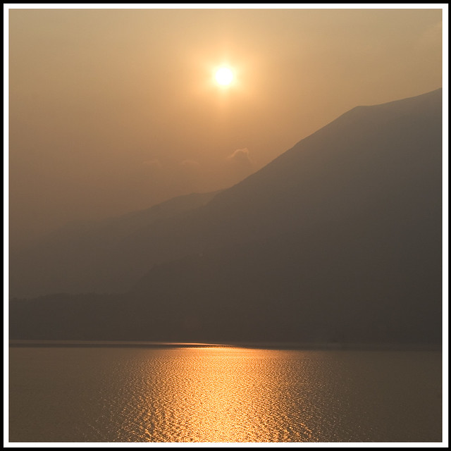 SunStar over Lake Como, Italy ~ for Michael Jackson by Rita Crane Photography