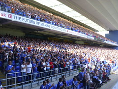 North Stand during the minute's applause