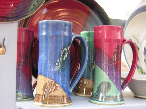 Colorful Pottery from Ken Foster Ceramics - and useful, too