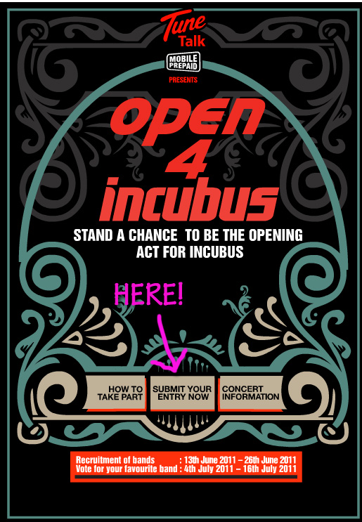 OPEN 4 INCUBUS